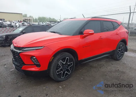 2023 Chevrolet Blazer Awd Rs из США, поврежденный, VIN 3GNKBKRS8PS155103